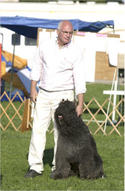 John Reilly with Dog at National Competition