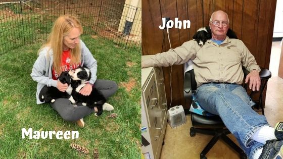 Maureen and John Reilly Big Times Kennel owners Positive Pet Boarding 