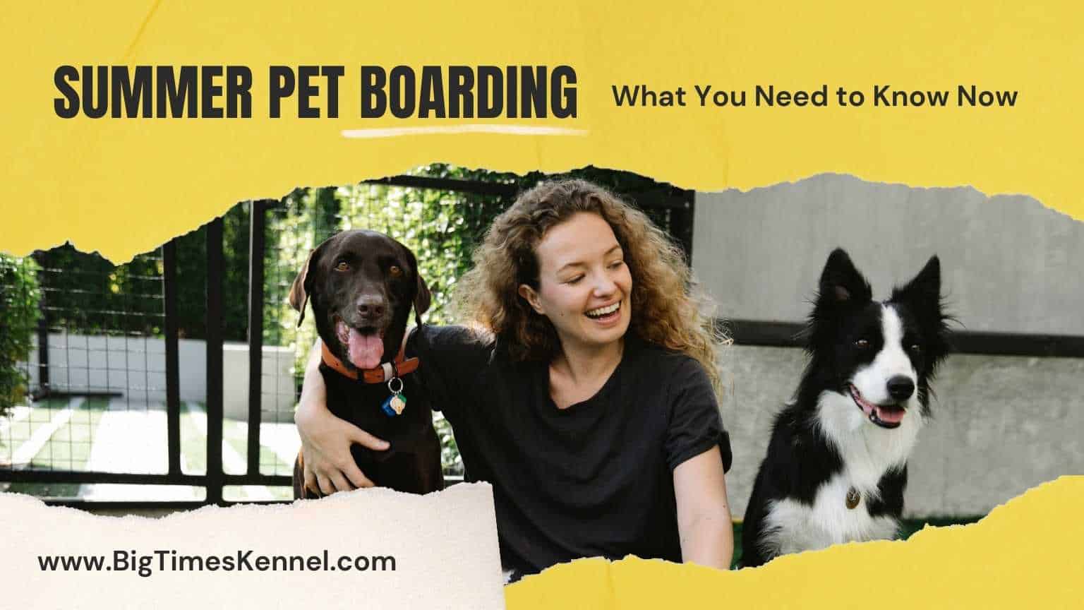 Summer Pet Boarding