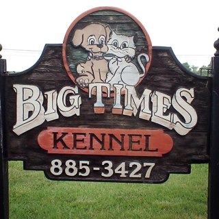 Big Times Kennel Sign